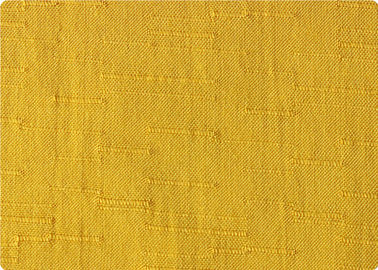 Tela amarilla/del blanco elegante 120gsm 100 de rayón de la tela del telar jacquar de tapicería