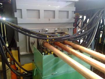 180KW frecuencia industrial de la tubería del horno fusorio 750KG 0,75 para el bastidor de cobre