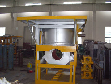 horno fusorio eléctrico de 500KG 120KW, frecuencia de cobre amarillo de la tubería del horno fusorio 0,5