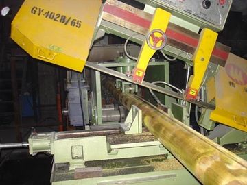 Las sierras de banda grandes revisten el sistema impulsado por motor servo de la cortadora con cobre 60m m -130mm 5KW