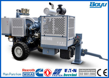 Frenadora hidráulica para el equipo de encadenación eléctrico con la tonelada 2 x 45kN del conductor 9 de OPGW/de ADSS