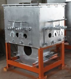 La tenencia comercial del horno fusorio de la inducción combinó 500KG, horno de inducción hecho en casa