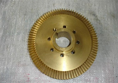 Impeledor de cobre de cobre amarillo de la bomba del OEM, impeledor ASTM, GB, estruendo, EN de la rueda de la paleta del bastidor de arena
