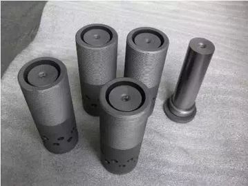Pequeño bastidor del molde del grafito de la forma del tubo para el horno de cobre de Rod