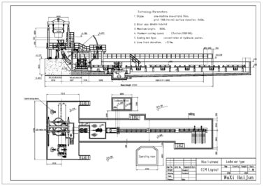 R4M Continuous Casting Machine 1 máquina de colada continua de la refrigeración por agua del carbono del filamento