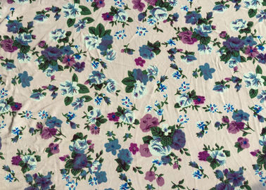 Tela floral profesional 118D+20D de la ropa de la tela de rayón viscoso